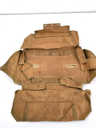 British parachute bag "I.A.C. Pack Type C.   MK.2 for Nylon Rigging lines"  dated 1956