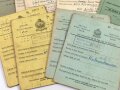 British ration cards for a soldiers family in Germany , 1950´s