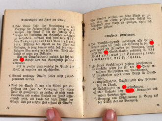 Allgemeine Dienstordnung für die SA der NSDAP, datiert 1933 mit 63 Seiten