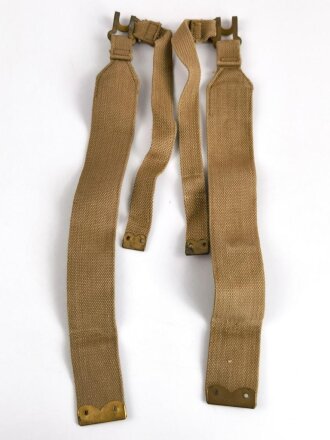 British WWII, Pair of Pattern 1937 Haversack shoulder...