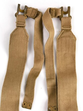 British WWII, Pair of Pattern 1937 Haversack shoulder...