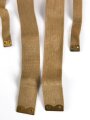 British WWII, Pair of Pattern 1937 Haversack shoulder straps (Left and right  webbing L straps ) used. A set of brass buckles included ( no picture )