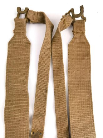 British WWII, Pair of Pattern 1937 Haversack shoulder...