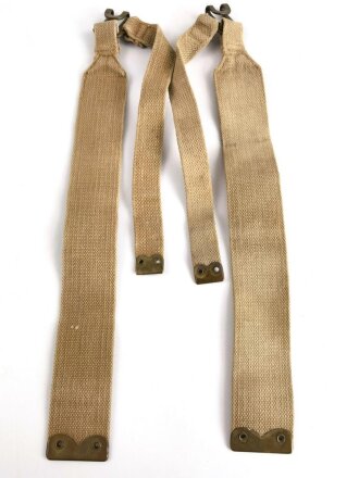 British WWII, Pair of Pattern 1937 Haversack shoulder...