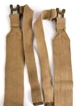 British WWII, Pair of Pattern 1937 Haversack shoulder...