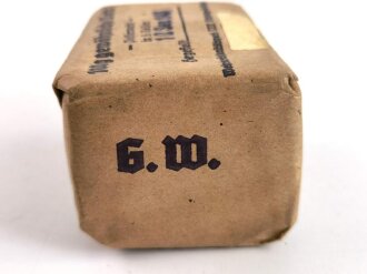 Pack "100g gewöhnliche Watte" datiert 1943