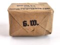 Pack "100g gewöhnliche Watte" datiert 1943