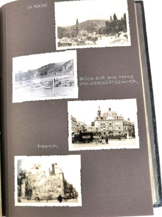 Heer, Fotoalbum mit 160 sauber beschrifteten Fotos. Frankreich, Rumänien , Bulgarien, Griechenland.