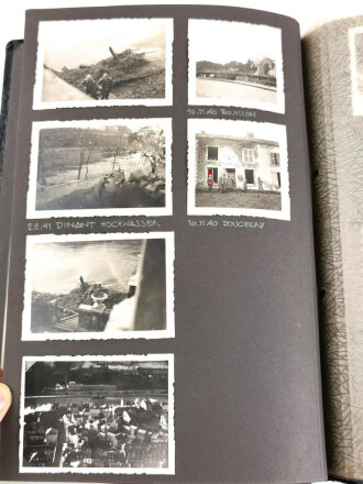 Heer, Fotoalbum mit 160 sauber beschrifteten Fotos. Frankreich, Rumänien , Bulgarien, Griechenland.