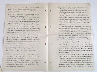 1.Weltkrieg, Gruppe Verleihungsurkunden und Papiere eines Angehörigen der bayerischen 8.Reserve Division