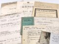 1.Weltkrieg, Gruppe Verleihungsurkunden und Papiere eines Angehörigen der bayerischen 8.Reserve Division