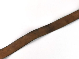 Eindornkoppel , höchstwahrscheinlich Deutsch 1.Weltkrieg. Eiserne Schnalle, Gesamtlänge 105cm
