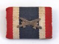 Bandspange, Kriegsverdienstkreuz 2. Klasse mit Schwertern, Breite 24mm