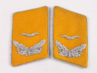 Luftwaffe, Paar Kragenspiegel für einen Leutnant des...