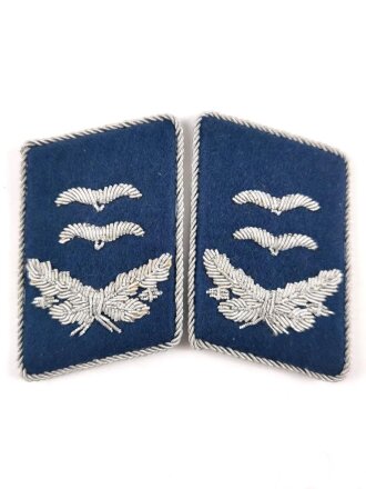 Luftwaffe, Paar Kragenspiegel für einen Oberleutnant " Sanitätstruppe "