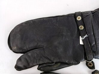 Luftwaffe, Paar Lederhandschuhe für fliegendes Personal, Kammerstücke von 1939