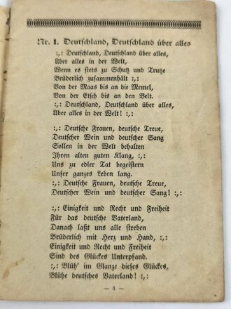 "Deutsche Lieder 1914" 32 Seiten, stärker gebraucht