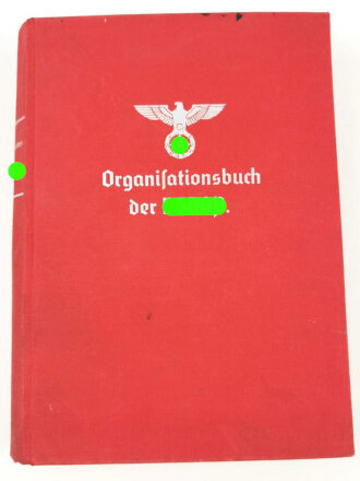 Organisationsbuch der NSDAP, Ausgabe 1936. Gebraucht, guter Gesamtzustand