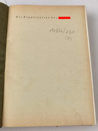 Organisationsbuch der NSDAP, Ausgabe 1936. Gebraucht,...