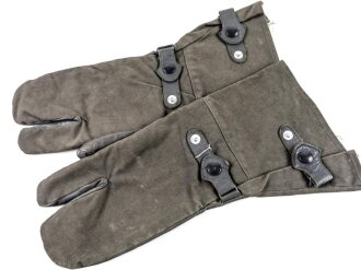 Paar Handschuhe für Kradmelder der Wehrmacht. Leicht...