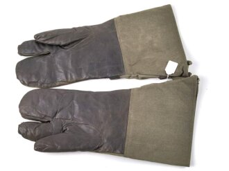 Paar Handschuhe für Kradmelder der Wehrmacht. Getragenes Paar, Grösse 7 1/2