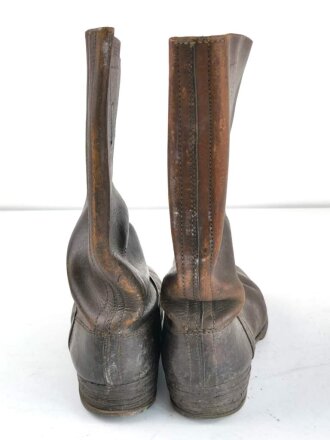 Paar Marschstiefel für Mannschaften der Wehrmacht. Ungeschwärztes Paar, nicht gereinigt. Sohlenlänge 31cm