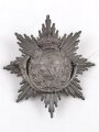 Sachsen 1.Weltkrieg, feldgraues Emblem für ein Jägertschako