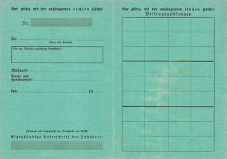 Deutscher Luftsport-Verband Mitglieds-Ausweis, blanko