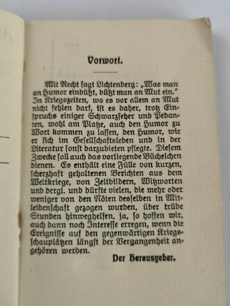 "Kriegs-Anekdoten aus den Jahren 1914/1915", 80...