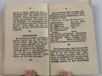 "Kriegs-Anekdoten aus den Jahren 1914/1915", 80 Seiten, Kleinformat, Rückseite fehlt, gebraucht