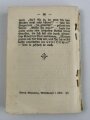 "Kriegs-Anekdoten aus den Jahren 1914/1915", 80 Seiten, Kleinformat, Rückseite fehlt, gebraucht