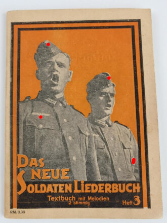 "Das neue Soldatenliederbuch" Textbuch mit...