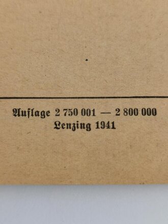 Lieder der Jugend "Uns geht die Sonne nicht unter." datiert 1941, 170 Seiten, DIN A6