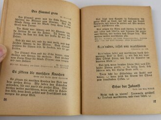 Lieder der Jugend "Uns geht die Sonne nicht unter." datiert 1941, 170 Seiten, DIN A6