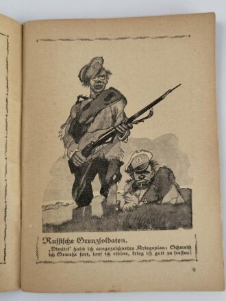 "Humor im Tornister" datiert 1915, 63, Seiten