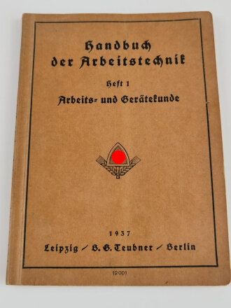 Reichsarbeitsdienst "Handbuch der...