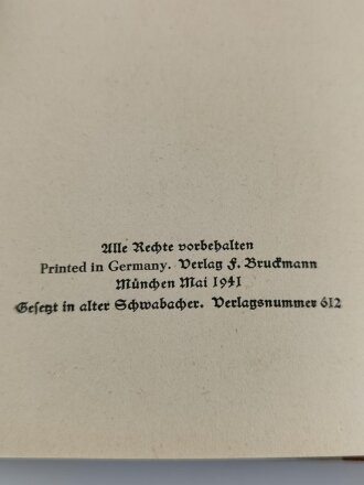 "Unser Kampf in Frankreich", datiert 1941, 220 Seiten, DIN A5