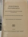 "Zerstörer feindwärts - Kriegsfahrten zwischen Eismeer und Biscaya", datiert 1944, ca. 200 Seiten, DIN A5