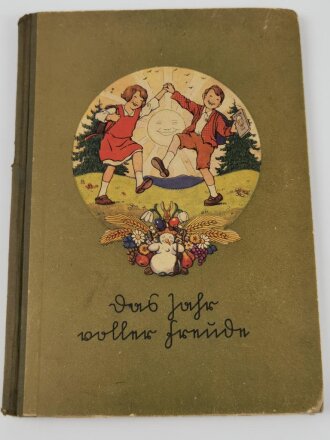 "Ein Jahr voller ....",Kinder Lesebuch, 114 Seiten, stark gebraucht, etliche Seiten fehlen oder sind defekt, über DIN A5