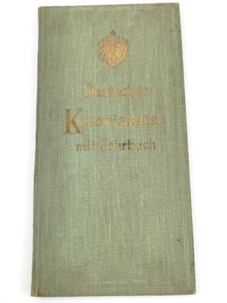 Deutscher Kolonialatlas mit Jahrbuch 1910. Komplett,...