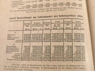 Deutscher Kolonialatlas mit Jahrbuch 1910. Komplett, guter Zustand