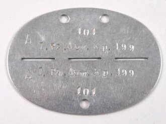 Erkennungsmarke Wehrmacht aus Aluminium eines...