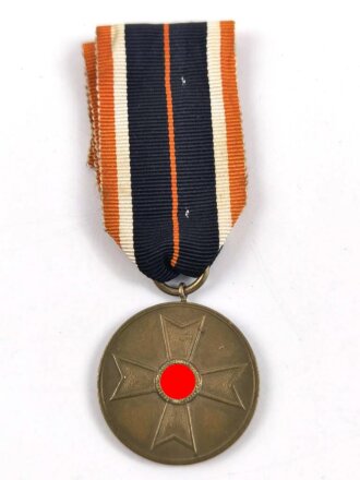 Kriegsverdienstmedaille 1939 am frühen orangen Band,...