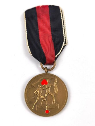 Anschlussmedaille 1. Oktober 1938 ( Sudentenland ) am...