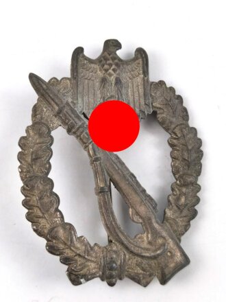 Infanteriesturmabzeichen in Silber, Zink versilbert