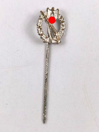 Miniatur, Infanteriesturmabzeichen Silber, Größe 16 mm