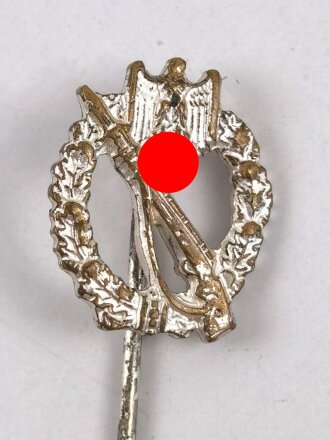 Miniatur, Infanteriesturmabzeichen Silber, Größe 16 mm