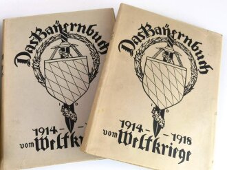 Das Bayernbuch vom Weltkriege 1914 - 1918, Band I+II,...