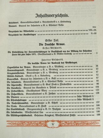 Ehrendenkmal der Deutschen Armee und Marine, 1871 - 1918, Grösse 38,5 x 29 cm mit  657 Seiten. Einband defekt und dilettantisch ausgebessert.