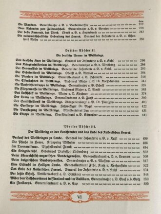 Ehrendenkmal der Deutschen Armee und Marine, 1871 - 1918, Grösse 38,5 x 29 cm mit  657 Seiten. Einband defekt und dilettantisch ausgebessert.